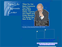 Tablet Screenshot of newlifehypnosiscenter.com